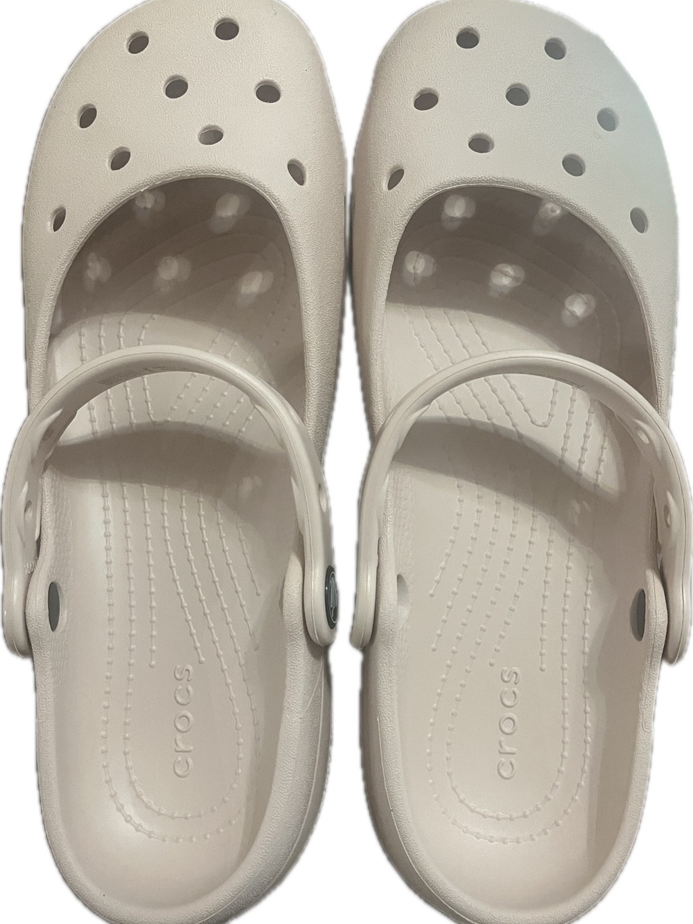 CROCS Kids Classic Clogs in Cream